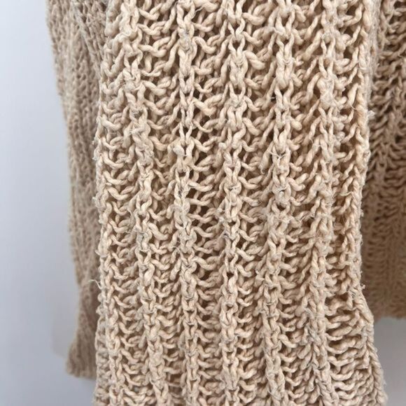 Anthropologie Knitted & Knotted Fringed Circle Cardigan size medium - Picture 5 of 6